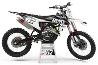 OLD SKOOL White Graphic Kit for KTM